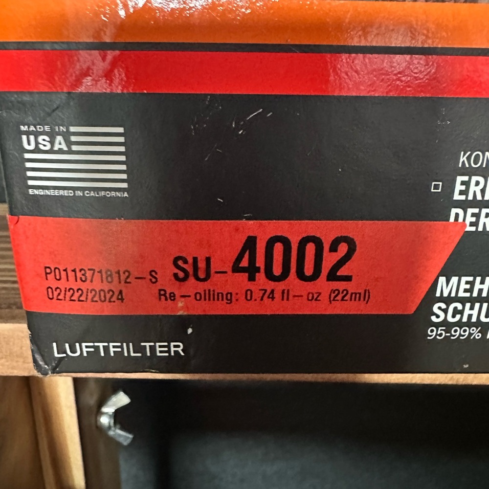 Performance Air Filter - Red - Picture 10 of 10